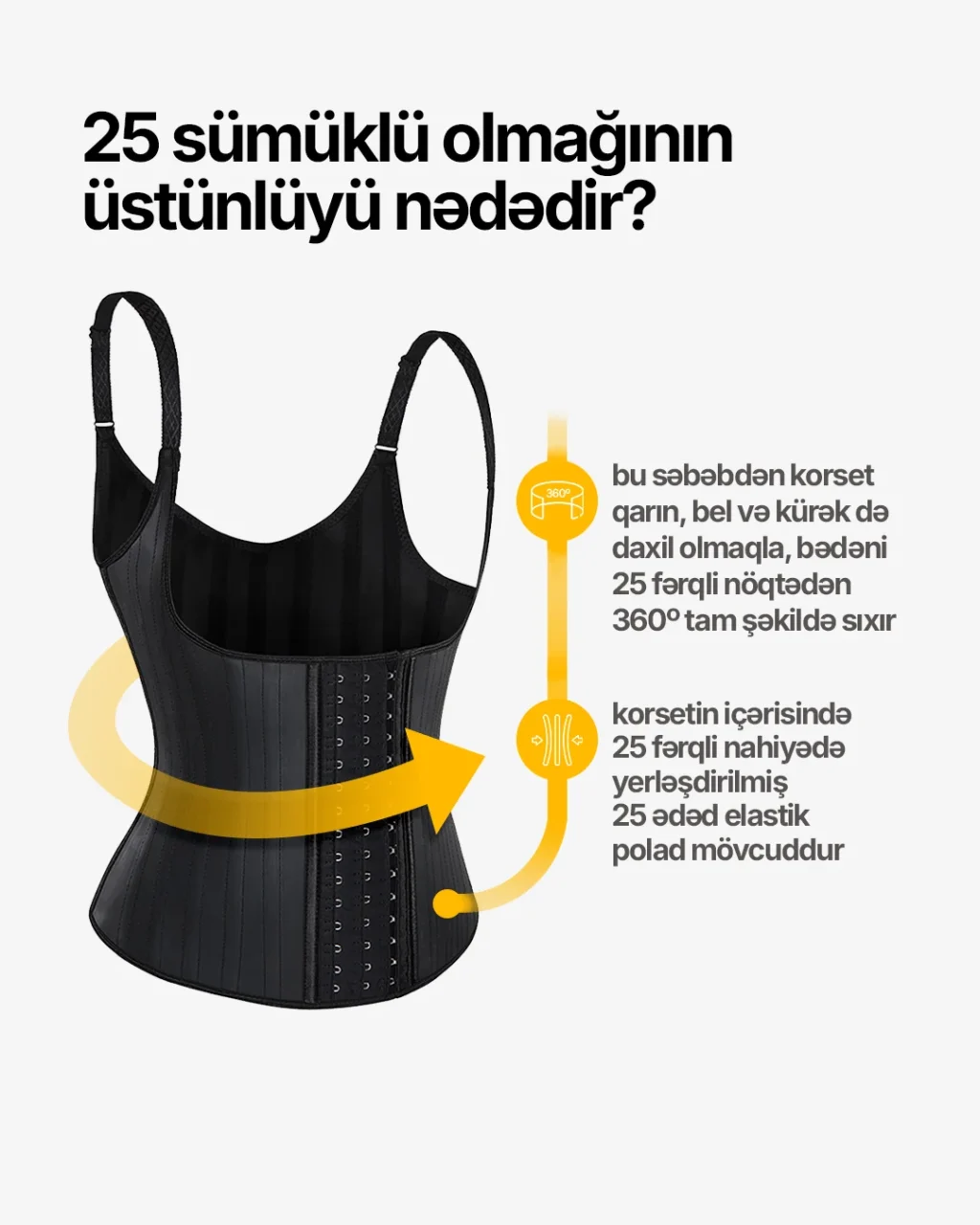 25 sümük korsetin faydaları