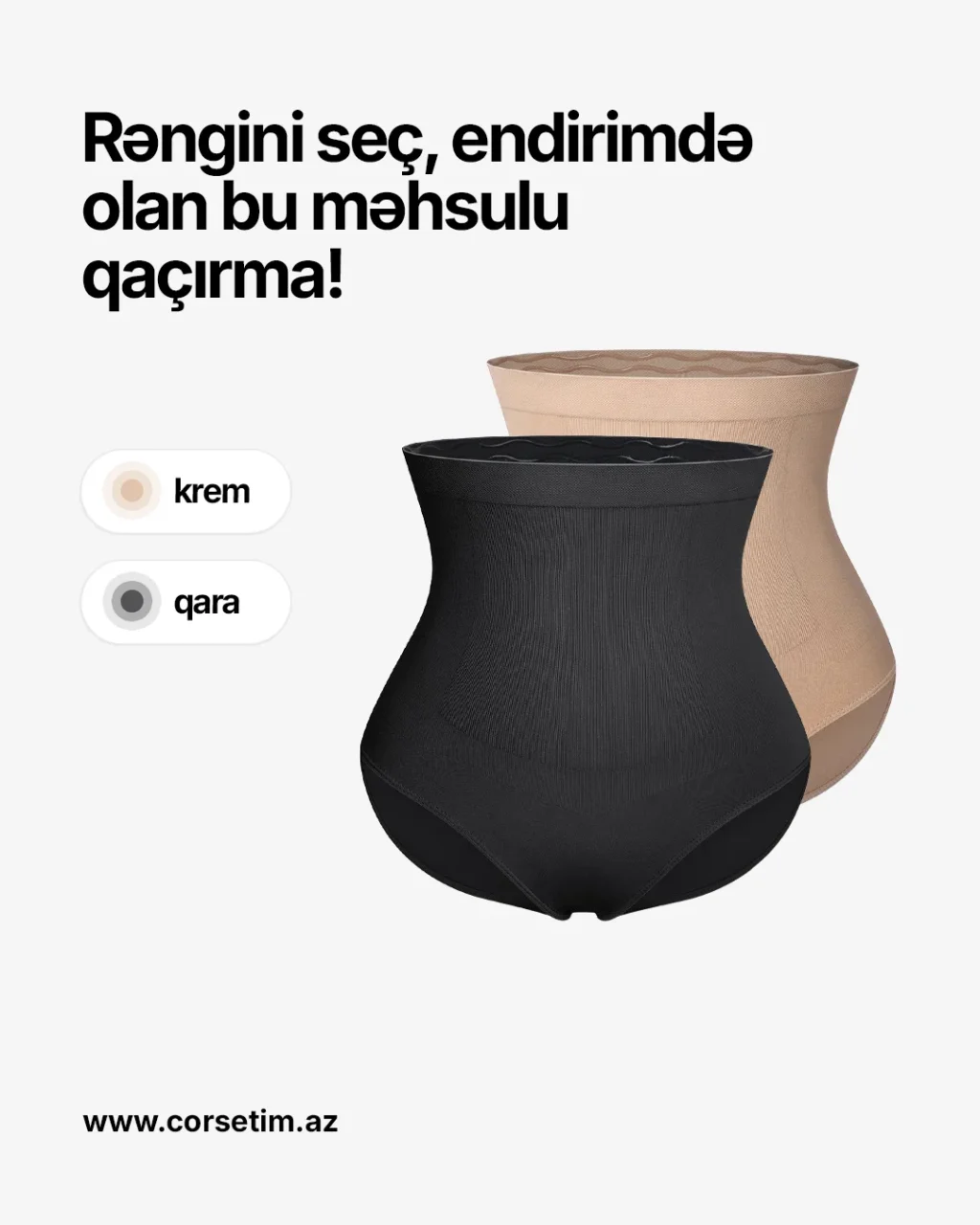 qara və krem rəng tuman korsetləri