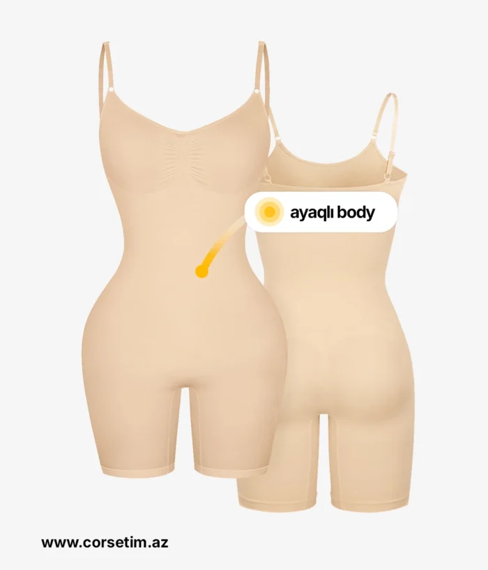 Ayaqlı Body | Ümumi Bədən Şəkilləndirici Geyim